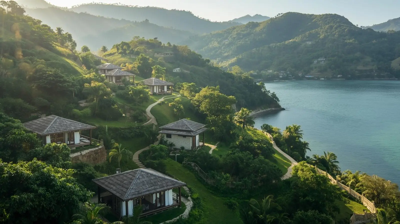 Peaceful nature setting representing the Breathe & Be retreat vision